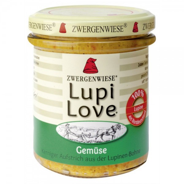 Lupi Love crema tartinabila cu lupin si legume, fara gluten bio Zwergenwiese
